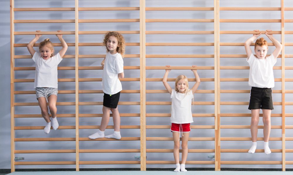 Children Exercise Rails Top 5 Exercises for Kids Using Stall Bars