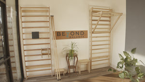 Beyond Balance entryway with product displaid