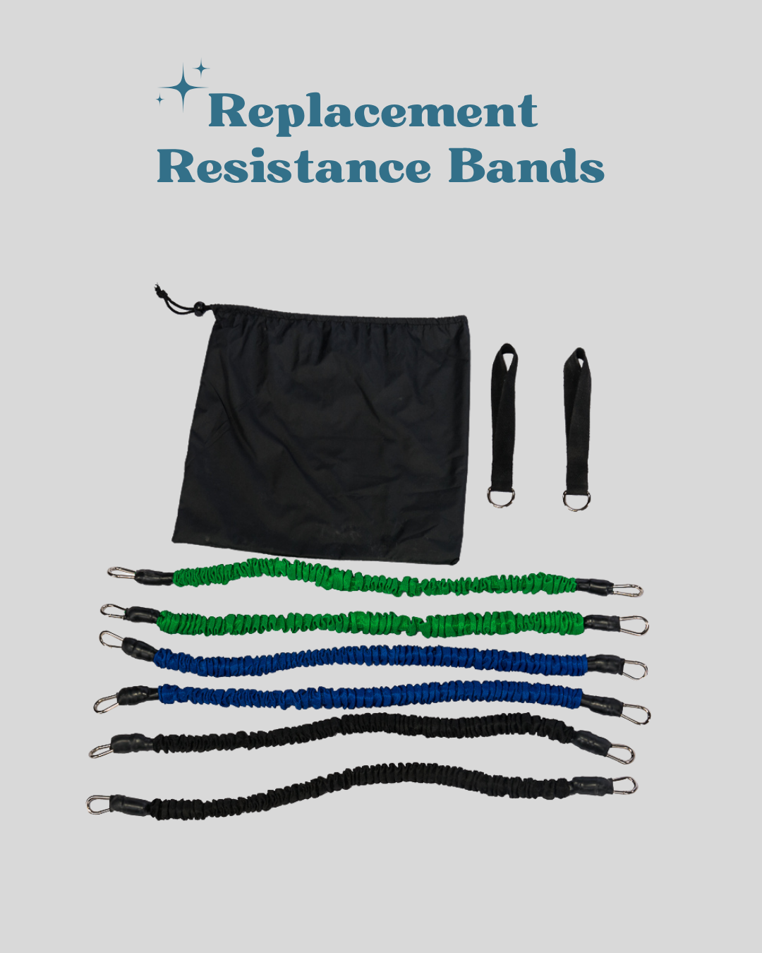 Replacement Resistance Bands for Pilates Accessories