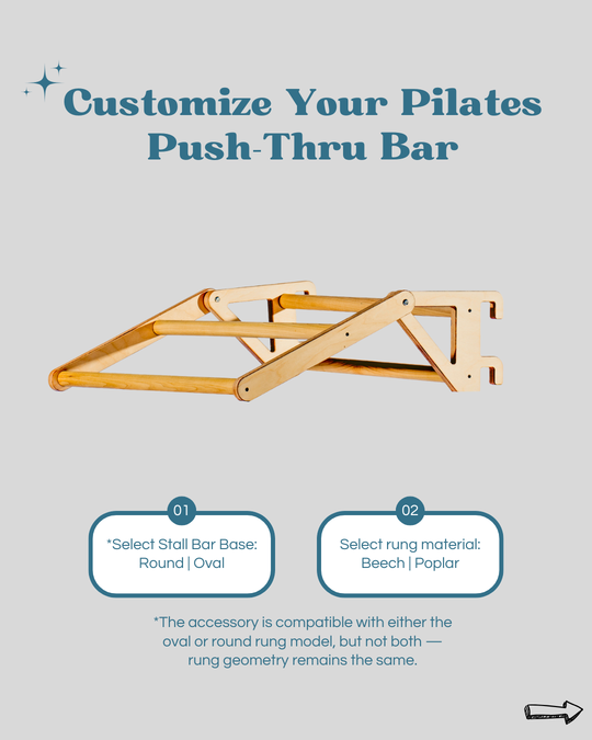 Push-Thru Bar for Pilates