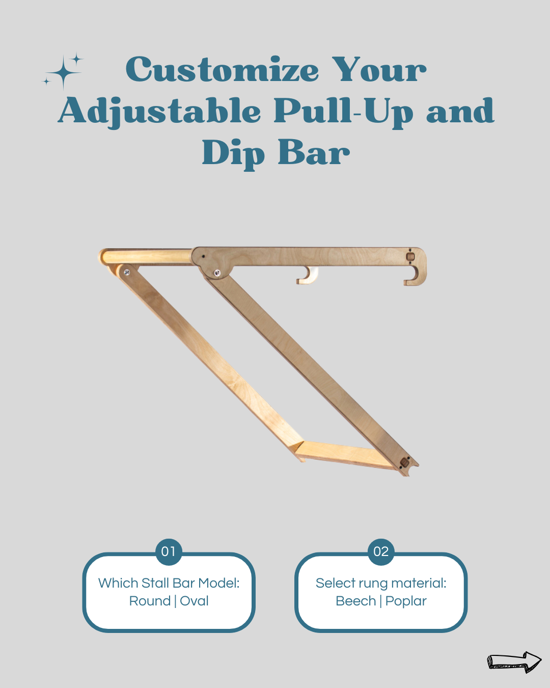 Adjustable Pull-Up and Dip Bar