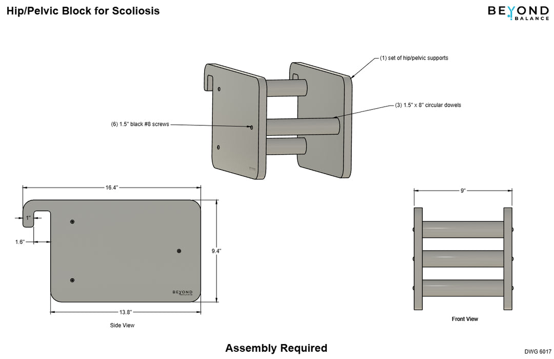 Hip Pelvic Block for Scoliosis