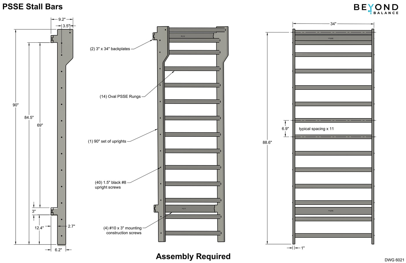 PSSE Wall Bars - Deals