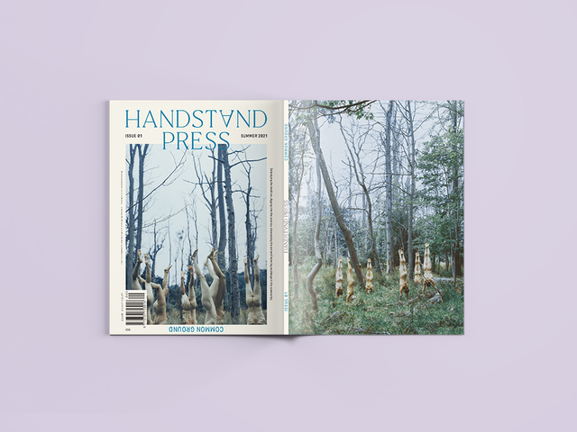 Front and back covers of first issue of Handstand Press Magazine